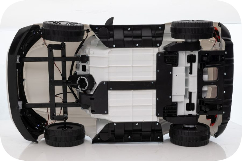 Autko Na Akumulator Audi E-Tron GT Biały 4x4 Podwozie